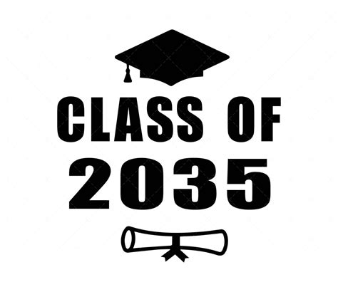Class Of 2035 Svg Png Pdf Class Of Svg Graduation Cap Svg
