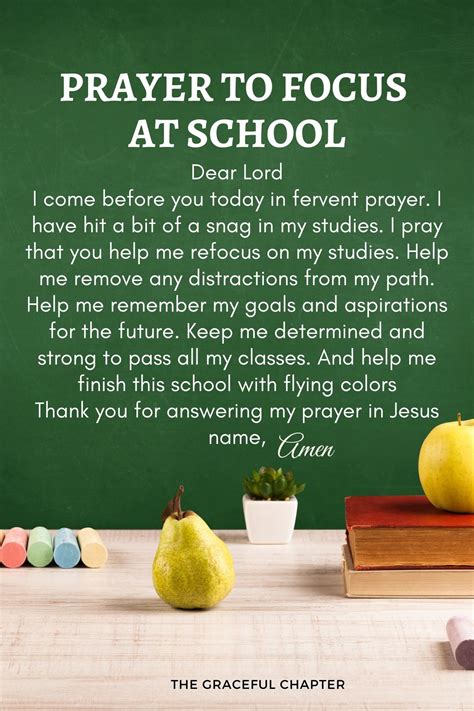 18 Encouraging Prayers For School The Graceful Chapter