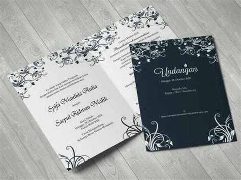 Buat dan bagikan undangan pernikahanmu dengan berbagai pilihan tampilan undangan kekinian. Jual undangan pernikahan monokrom - Jakarta Pusat ...