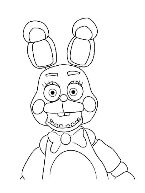 Toy Bonnie Coloring Pages Coloring Home