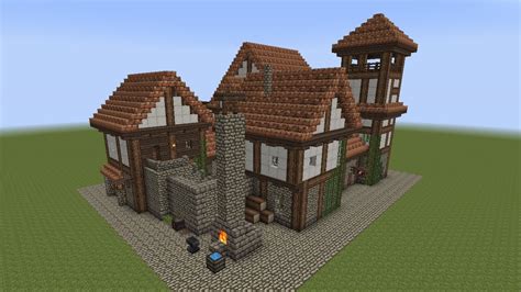 Mittelalterliches haus bauen minecraft tutorial youtube von minecraft mittelalter haus bauplan bild. Minecraft - Fachwerkhaus - Half-timbered House #1 - YouTube
