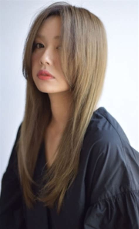 Long Bang Long Hair With Bangs Asian Long Hair Korean Long Hair