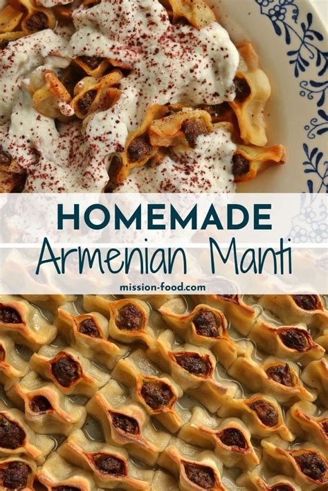 These Homemade Baked Manti Sini Manti Are Traditional Armenian