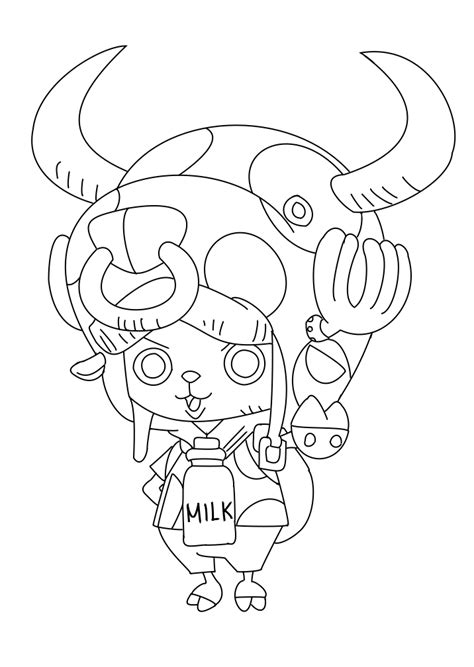 Printable Tony Tony Chopper Coloring Pages Anime Coloring Pages