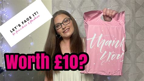 Lets Face It £10 Mystery Box Is It Worth £10 I Think So 😍😍 Youtube