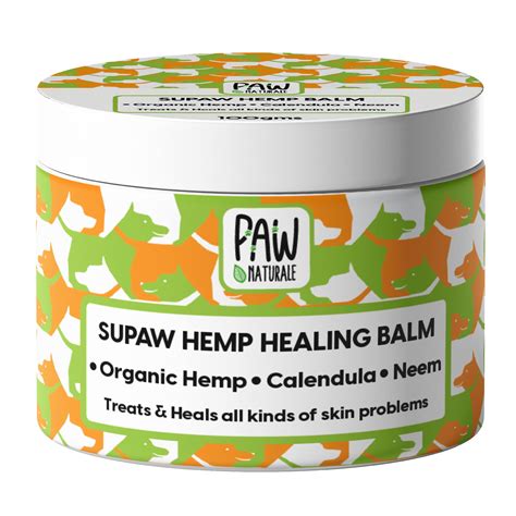 Buy Paw Naturale100g SUPAW Hemp Healing Balm for Dogs. Heals tick Bites
