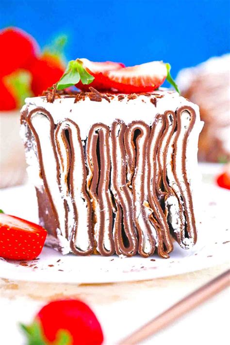 Chocolate Crepe Cake Recipe Sweet And Savory Meals