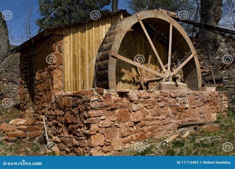 Old Waterwheel Stock Photo Image Of Wooden Brick West 11713492