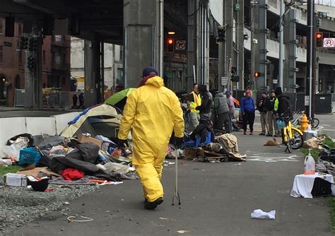 Tensions Flare As Illegal Homeless Camps Spread In Seattle Knkx