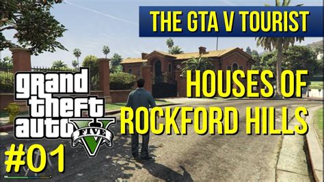 The Gta V Tourist Houses Of Rockford Hills Part 1 Youtube