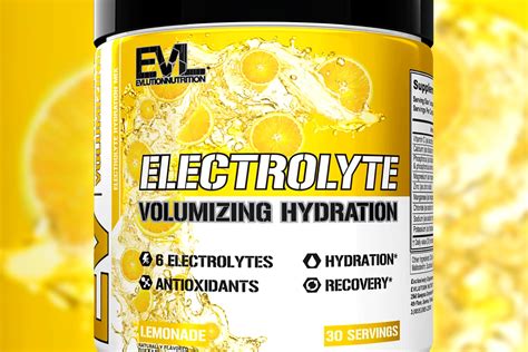 Evls Electrolyte Filled Hydration Supplement Electrolyte Volumzing