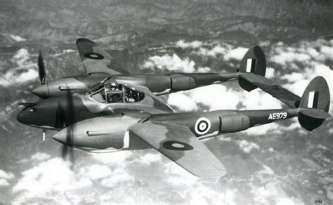 Trials P38 With Raf Lockheed P 38 Lightning Wwii Aircraft Lockheed