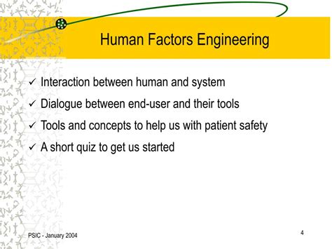 Ppt Human Factors Engineering And Patient Safety Powerpoint