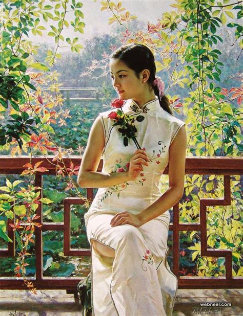 25 Beautiful Oil Paintings By Chinese Artist Guan Zeju
