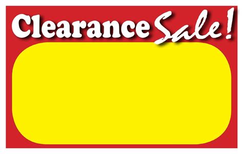Clearance Sale Tag Soakploaty