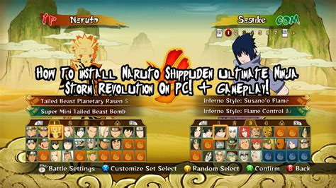 How To Install Naruto Shippuden Ultimate Ninja Storm Revolution On Pc