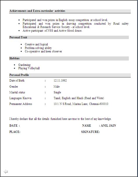 | engineering resume format pdf. Mechanical Engineer Resume for Fresher - Resume Formats