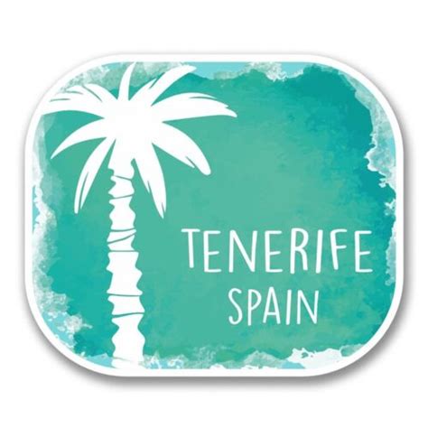 2 X Tenerife Greece Vinyl Sticker Laptop Travel Luggage Car 6328Â Ebay