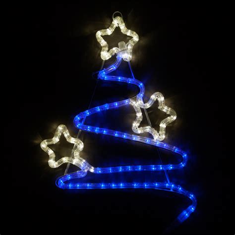 Dark blue led christmas lights on the site are made of quality materials. Outdoor Decoration - 20" LED Swirl Christmas Tree, Blue ...
