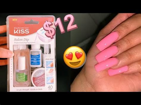 What's the best way to use sky dip? Doing my Nails using the Kiss Dip Powder Nail Kit - YouTube