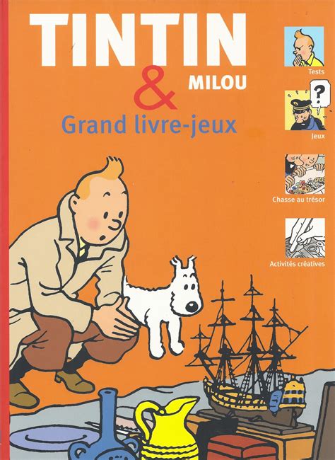 Tintin And Milou Grand Livre Jeux Hergé Amazonie Bd Librairie Bd à Paris