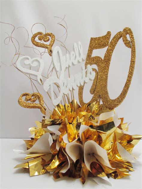 50th Anniversary Centerpieces Designs By Ginny