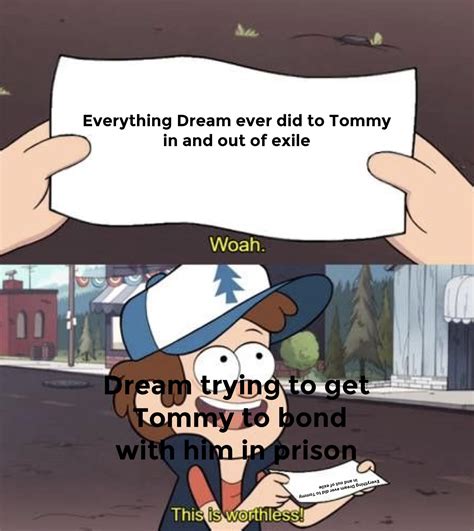 Posting Dream Smp Memes Until Tommy Gets Out Of The Prison Day 5 R