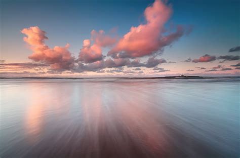 Nubes En El Mar Al Atardecer Fondo De Pantalla Id