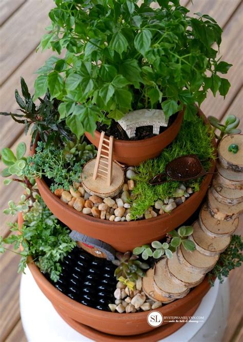 More importantly this is fantastic for. Flower Pot Miniature Fairy Gardens - bystephanielynn ...