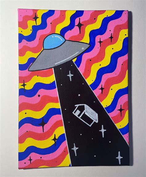 Little House/ Trippy Posca Pen Drawing - Etsy