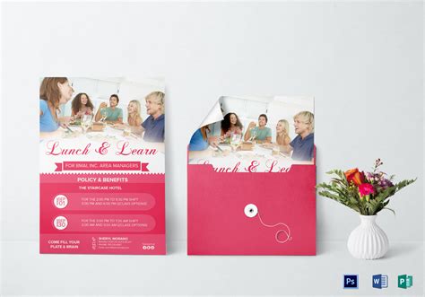Lunch And Learn Invitation Design Template In Psd Word Publisher