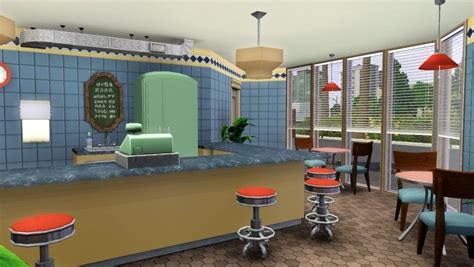 Mod The Sims 1940s Drive In Diner