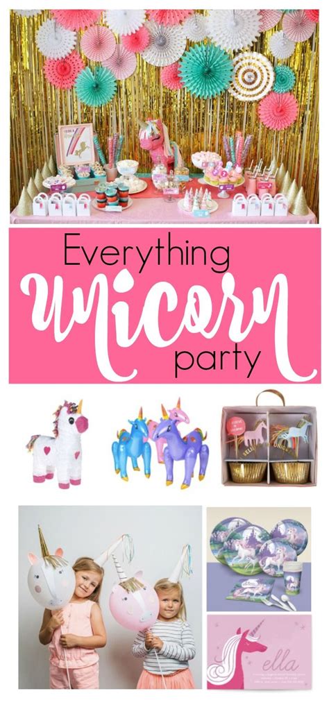 Everything You Need For Throwing The Perfect Unicorn Party Unicorn