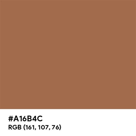 Milk Chocolate Color Hex Code Is A16b4c