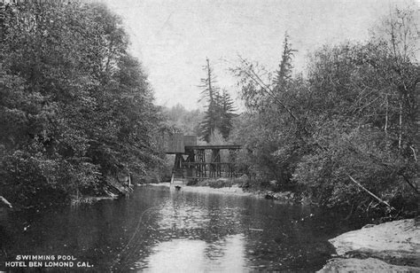 Powder works bridge, spanning san lorenzo river. Santa Cruz Trains: Railroads of the Monterey Bay: Maps ...