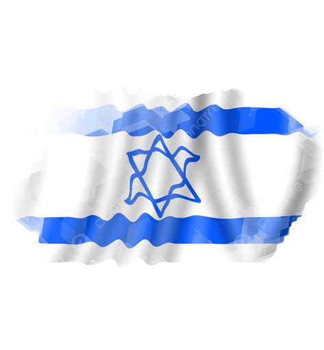 Israel Flag Vector Hd Png Images Download Israel Flag Template Faded Brush Style Template