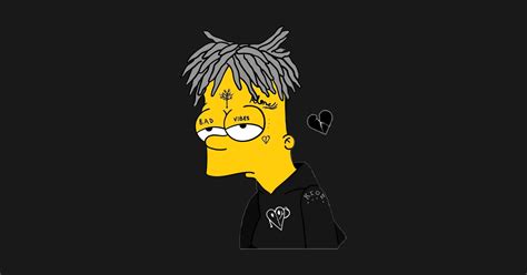 Contact sad bart on messenger. sad bart - Bart Simpson - Sticker | TeePublic