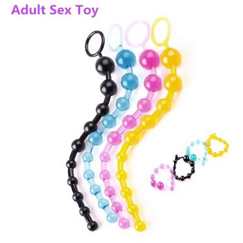 Buy Buttplug Jelly Anal Beads For Sex Beginner Flexible Anal Stimulator