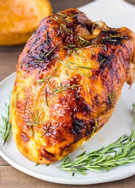 Rosemary Apricot Glazed Turkey Delicious Little Bites