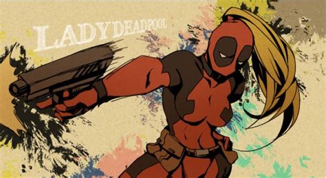 Lady Deadpool Packing Heat Deadpool Fuck Fantasy