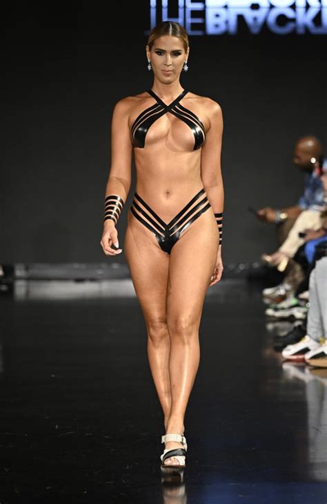 Model Takes 12 Hours To Get Into Duct Tape Bikinis At Miami Swim Week