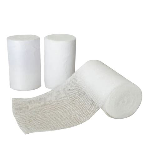 3rolls 75cmx6m Medical Gauze Bandage Disposable Gauze Roll First Aid