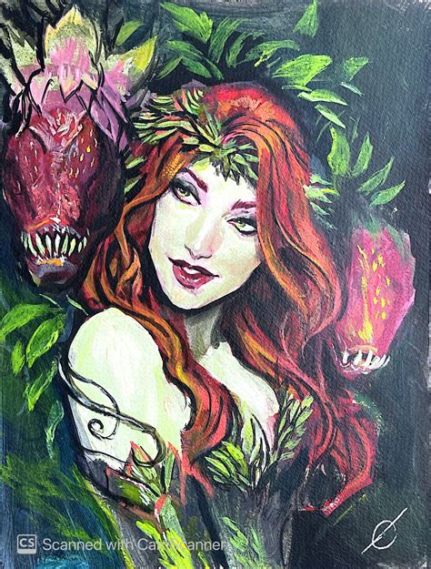 Poison Ivy Painting By Stjepan Sejic In Alex Cs Stjepan Sejic Comic