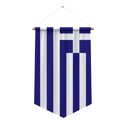 Premium Photo Greece Flag Cloth Hanging Banner 3d Rendering