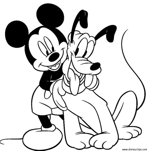 Mickey Mouse And Friends Coloring Pages Mickey And Friends