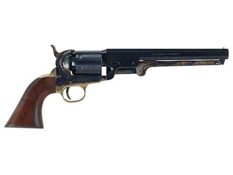 Pietta 1851 Navy Steel Frame Black Powder Revolver Blue Barrel