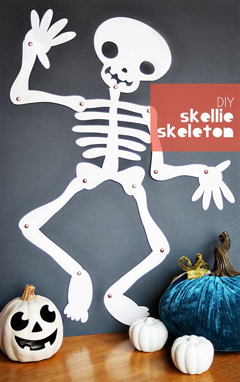 Skellie Skeleton Diy With Cricut Small For Big