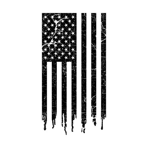 American Flag Torn Grunge Vintage Distressed Png Svg Cricut Etsy