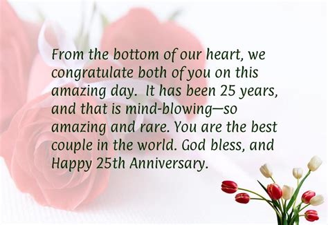 Anniversary is a very special and beautiful day of the year and it reminds us lots of old memories. Happy 25th Wedding Anniversary Wishes