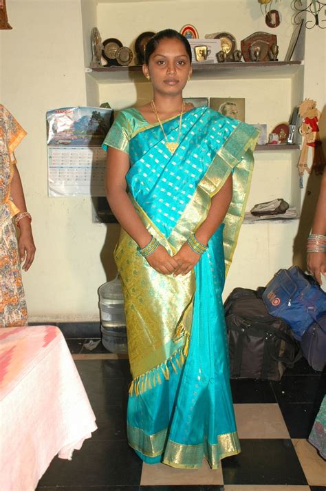 Hollywood Bollywood Tollywood Kollywood Indian Girl In Blue Silk Saree